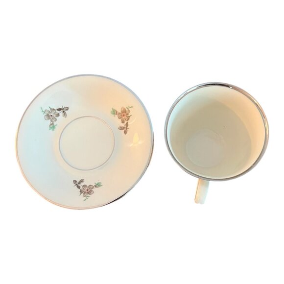 Vintage KPM Kjobenhavns Porcellains Maleri Floral Tea Cup & Saucer Set Porcelain - Picture 7 of 9